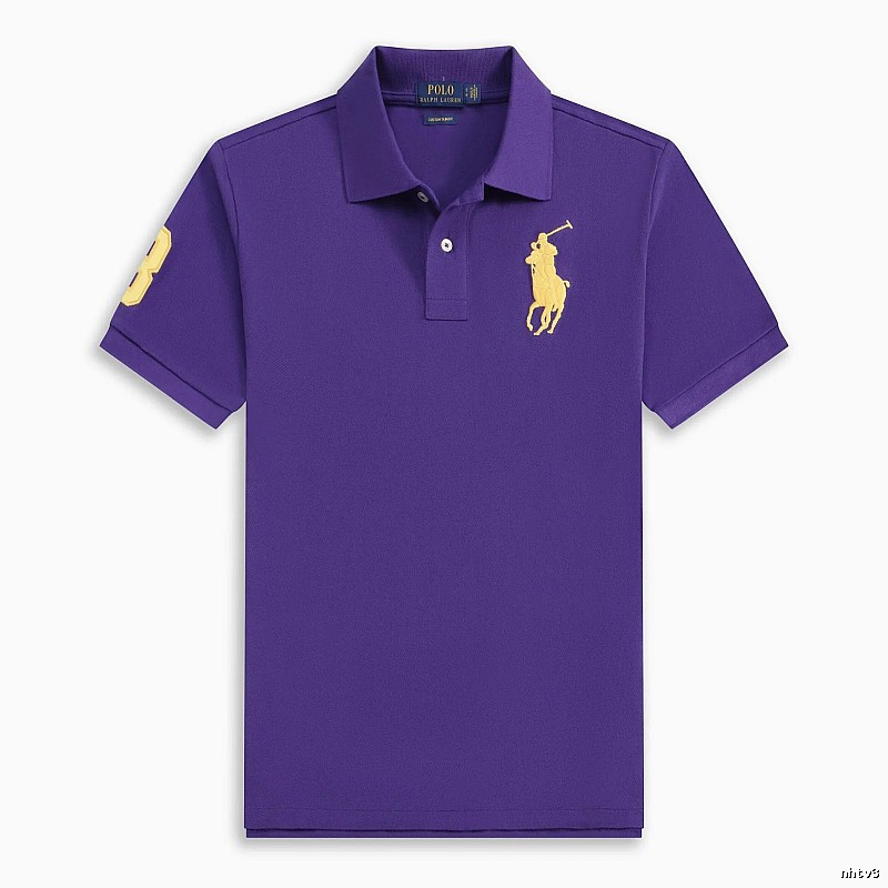 Ralph Lauren Polo Purple Classic Style Short-Sleeve