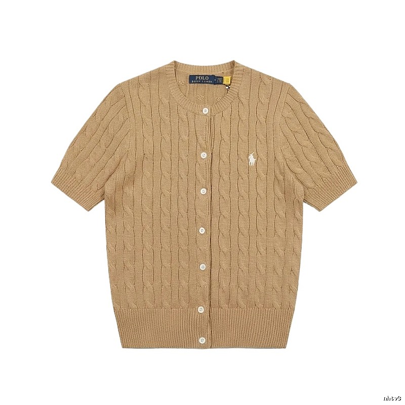 Ralph Lauren Polo Retro Brown Cardigan