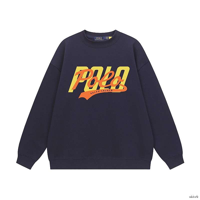 Ralph Lauren Polo Series Fashion Navy Blue Sweatshirt