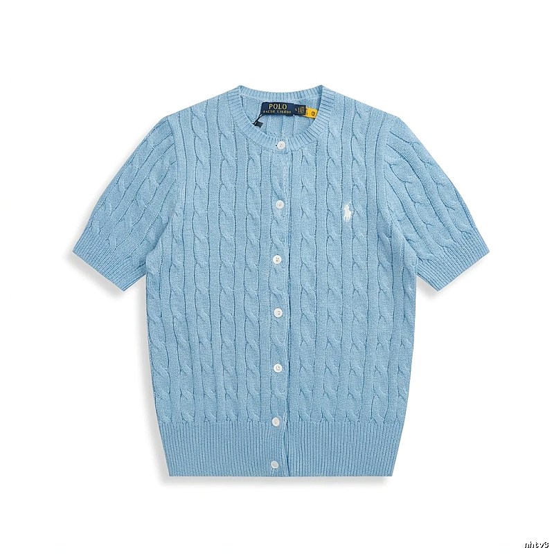 Ralph Lauren Polo Series Light Blue Knitted Cardigan
