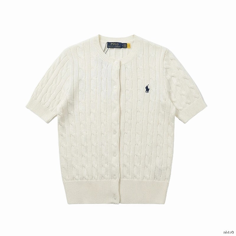 Ralph Lauren Polo white knitted cardigan