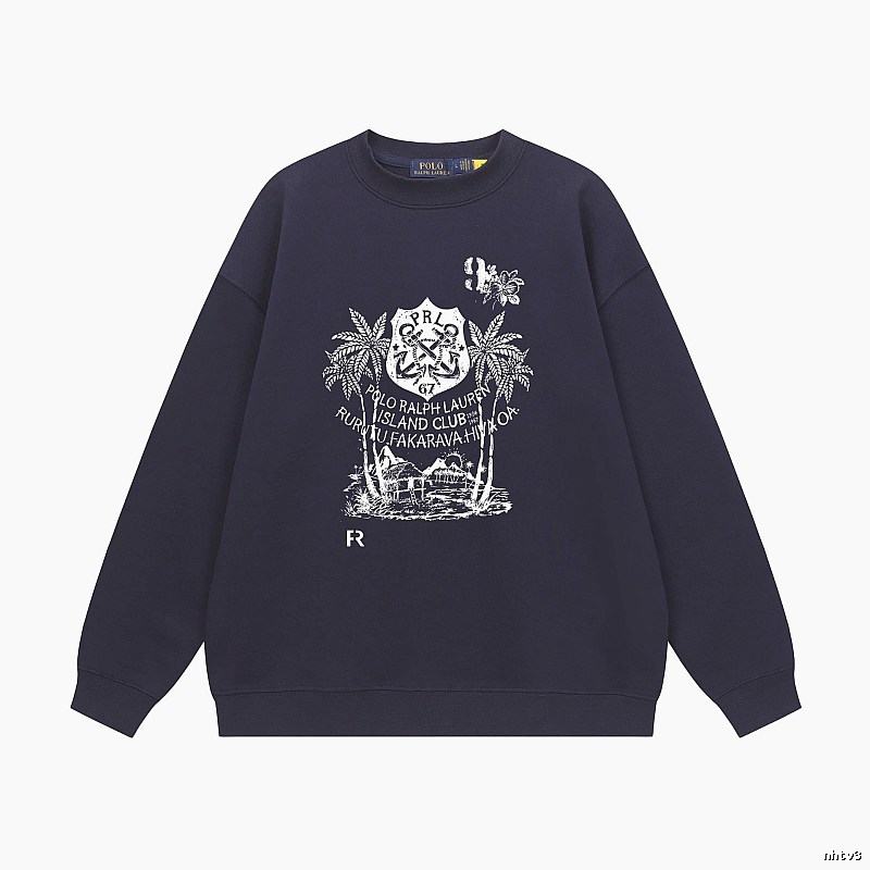 Ralph Lauren Printed Casual Style Sweatshirt