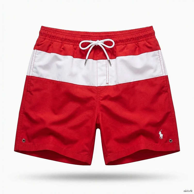 Ralph Lauren red and white color - block shorts