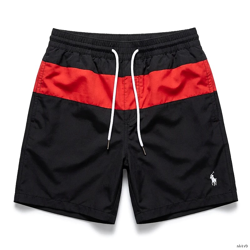 Ralph Lauren sporty black and red shorts