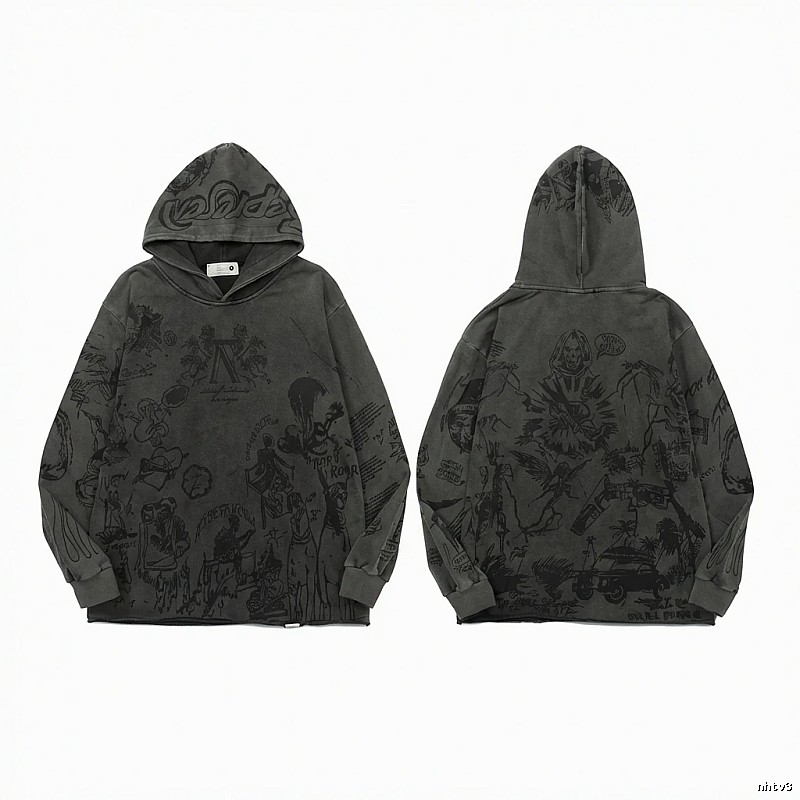 Represent Dark Retro Hoodie