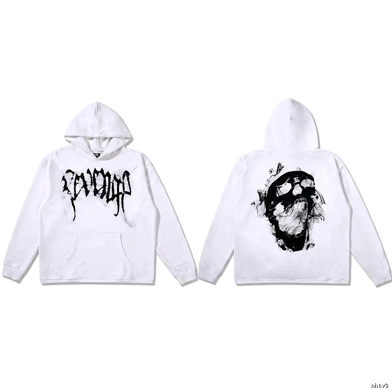 Revenge dark - style white hoodie