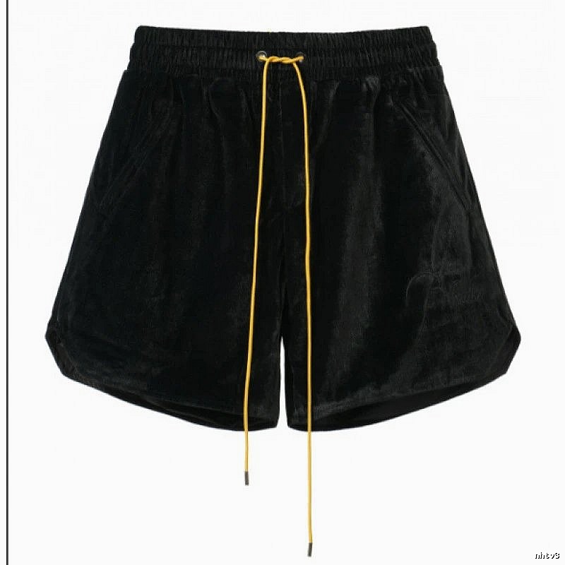 RHUDE black casual shorts