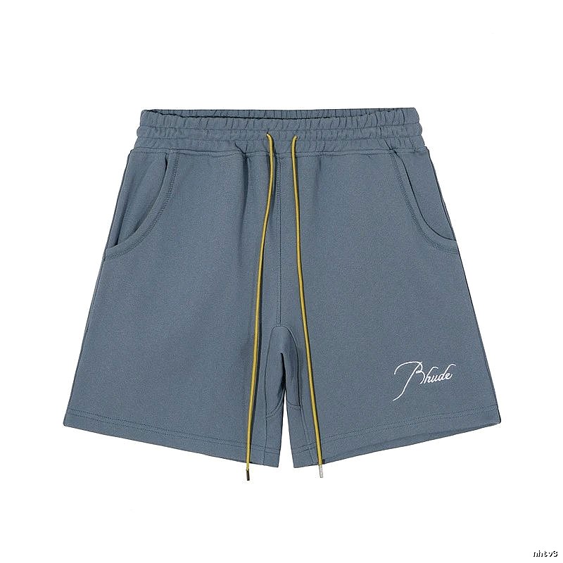 RHUDE casual style gray shorts