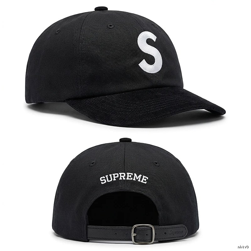 Simple Style Black Hat with Supreme Letters