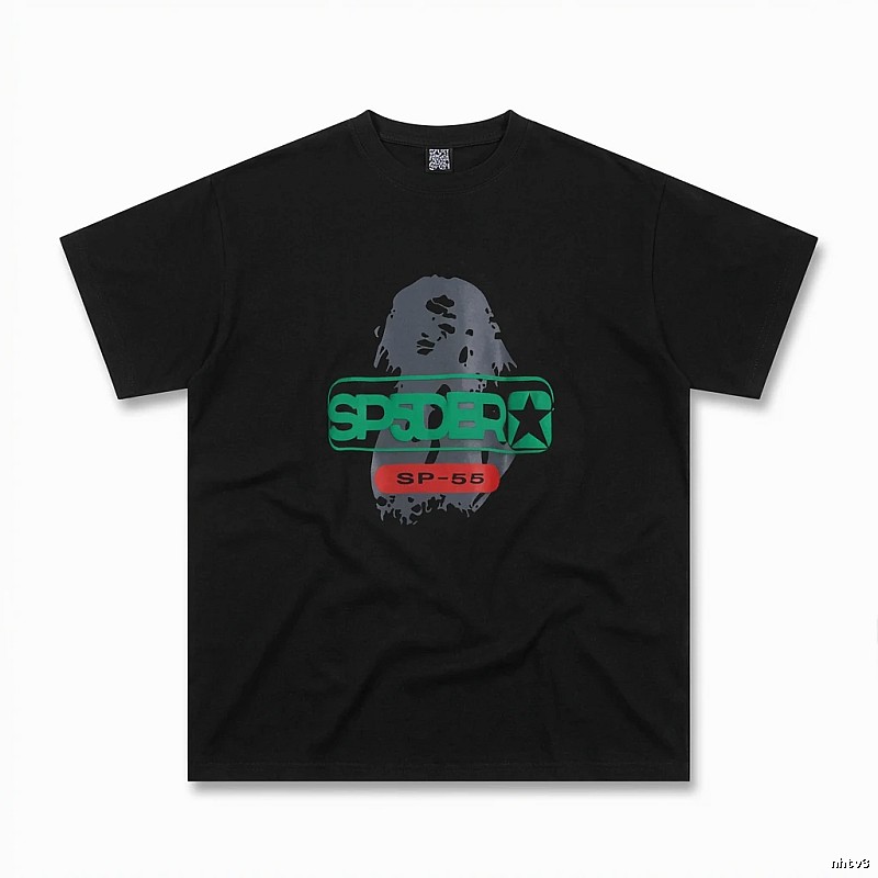 Sp5der Dark Cool Trend Short Sleeve