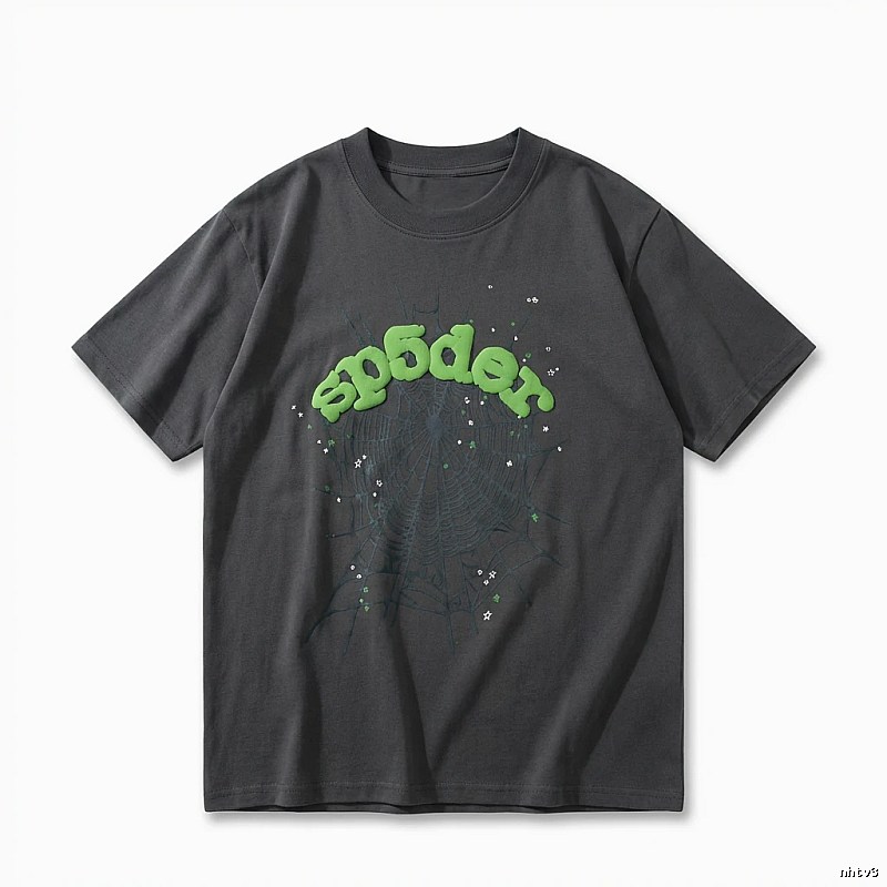 Sp5der Dark Style Black T-shirt