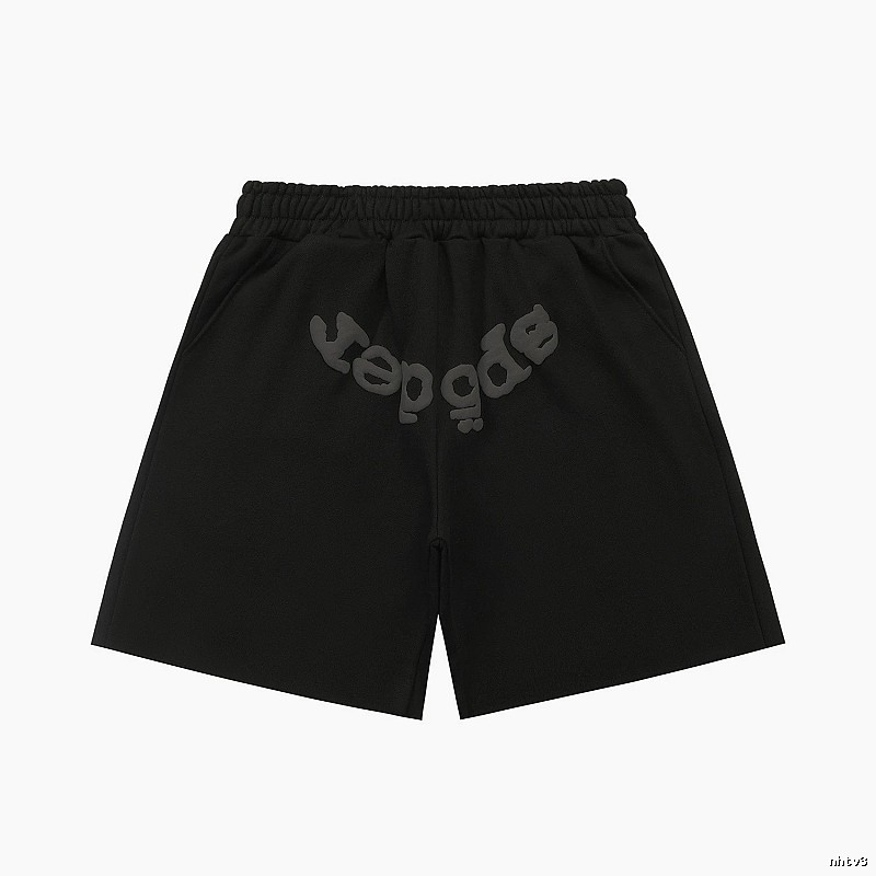 Sp5der letter trendy brand style shorts