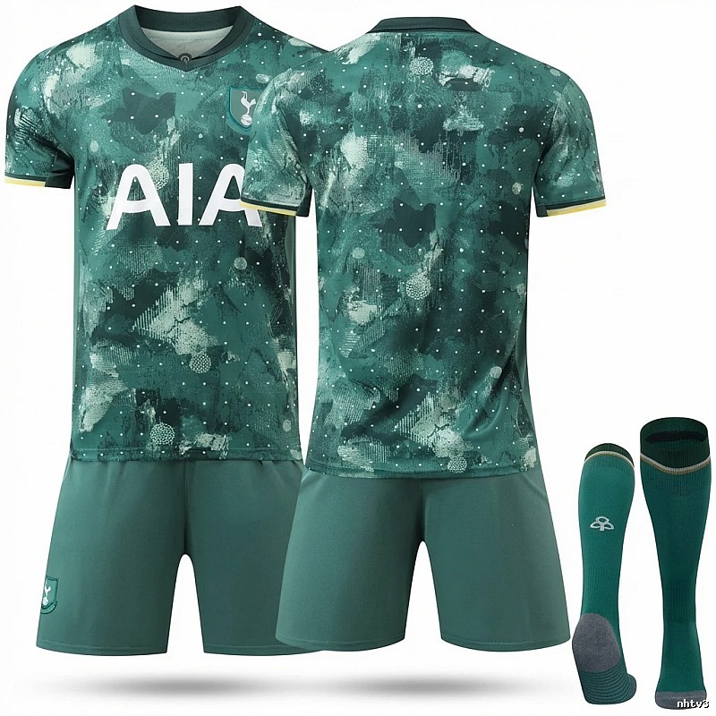 Spurs camouflage-style dark green jersey