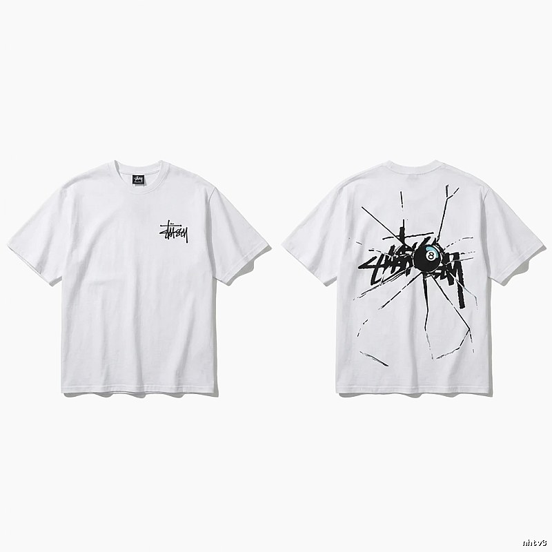 Stussy 8 Ball Style White T-shirt