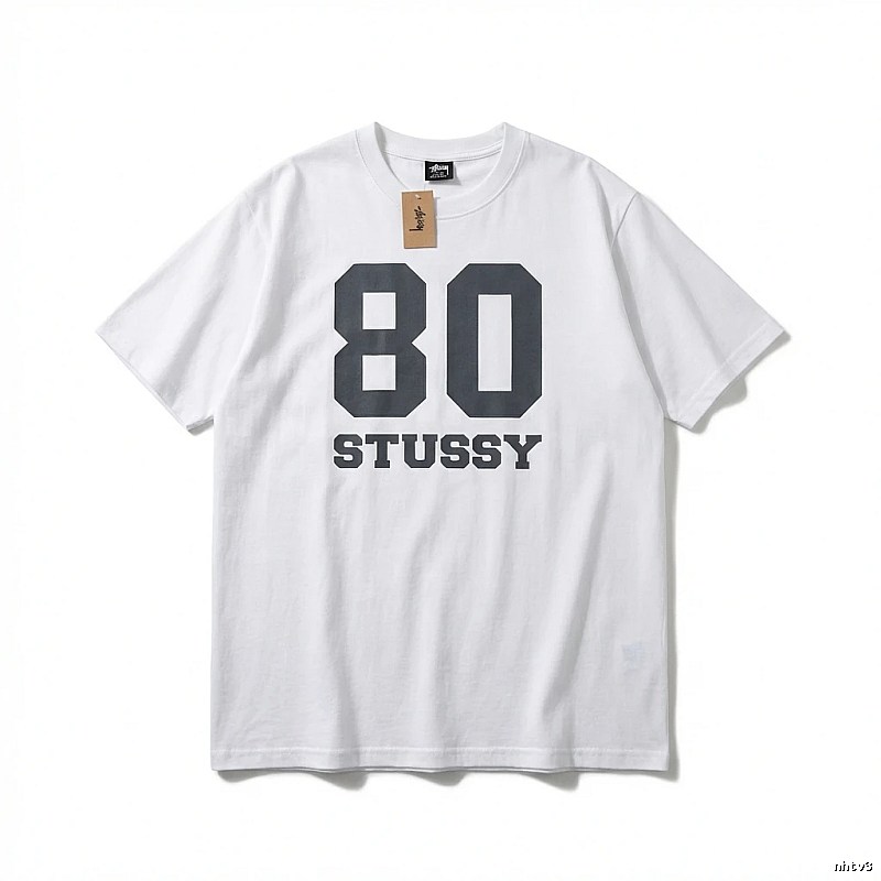 Stussy 80 Series Simple White T-shirt