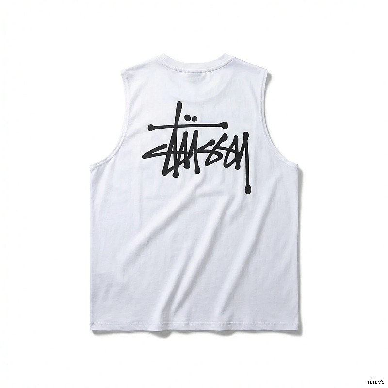 Stussy basic simple white vest