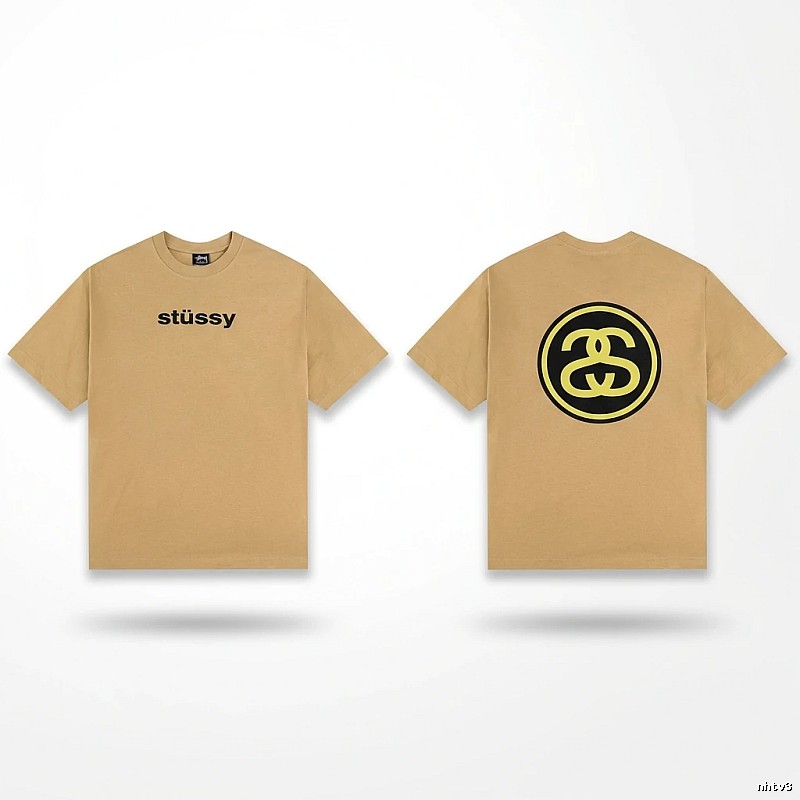 Stussy classic khaki short-sleeve