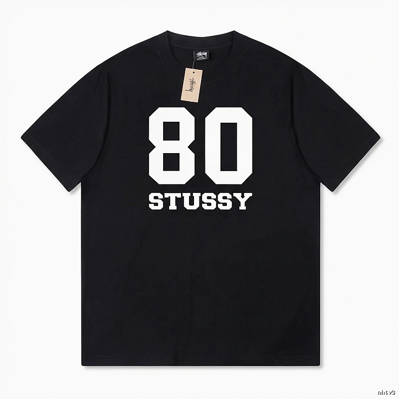 Stussy digital style black T-shirt