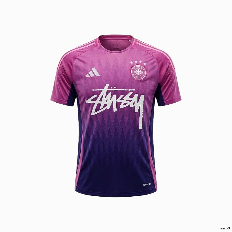 Stussy Gradient Style Pink-Purple T-shirt