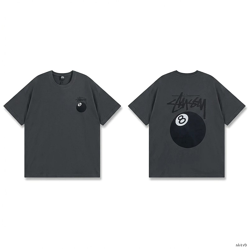 Stussy No.8 Retro Black T-shirt