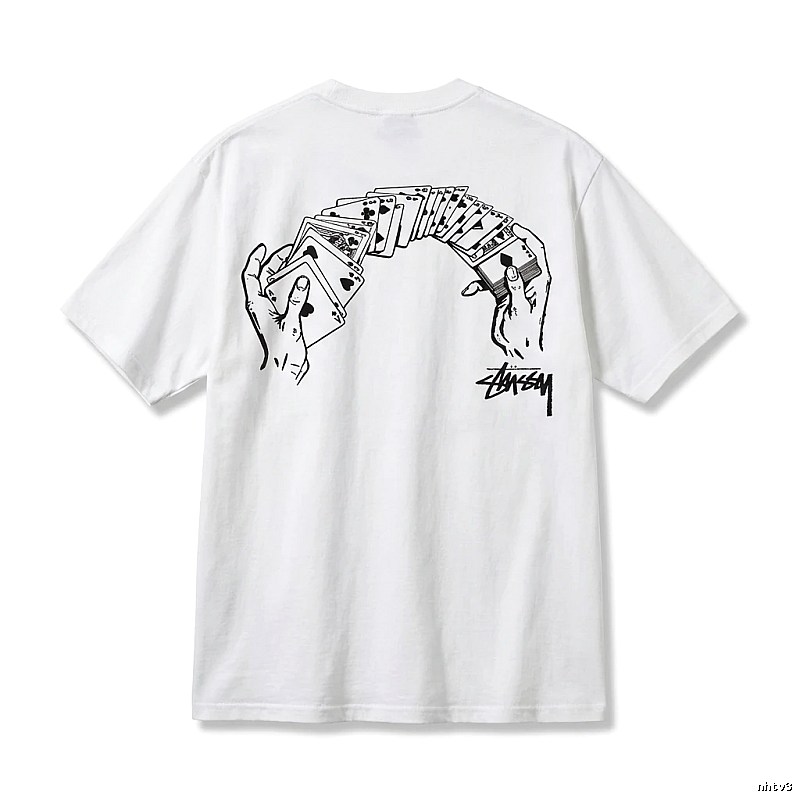 Stussy Poker Print Style T-shirt
