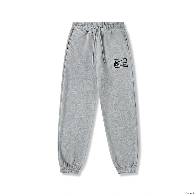 Stussy trendy brand grey casual pants