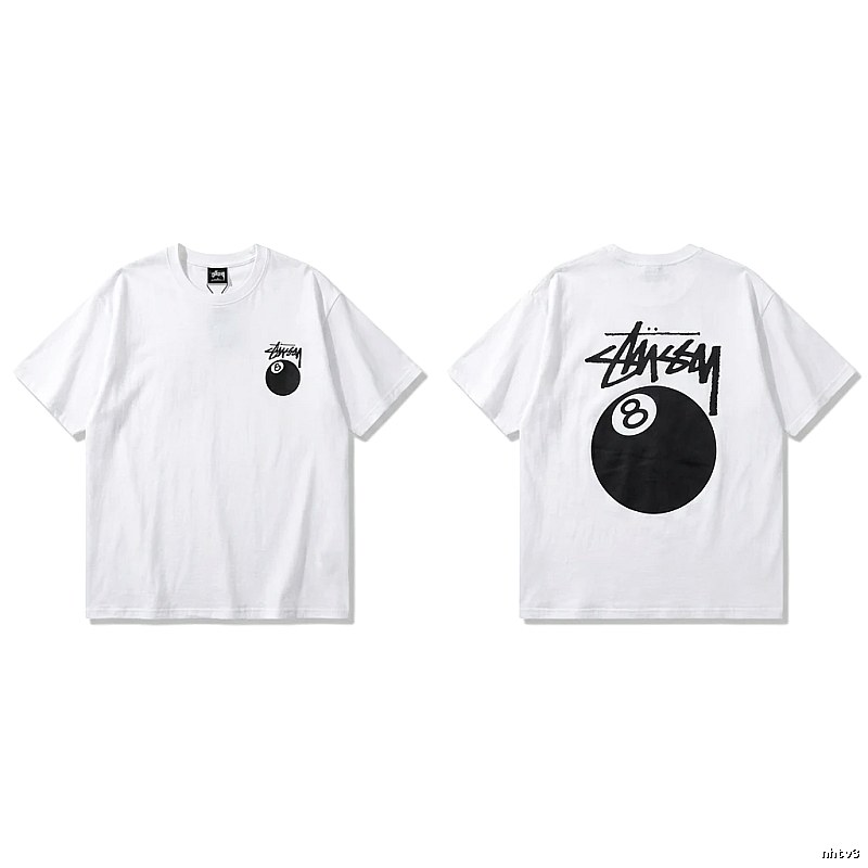 Stussy trendy style white T-shirt