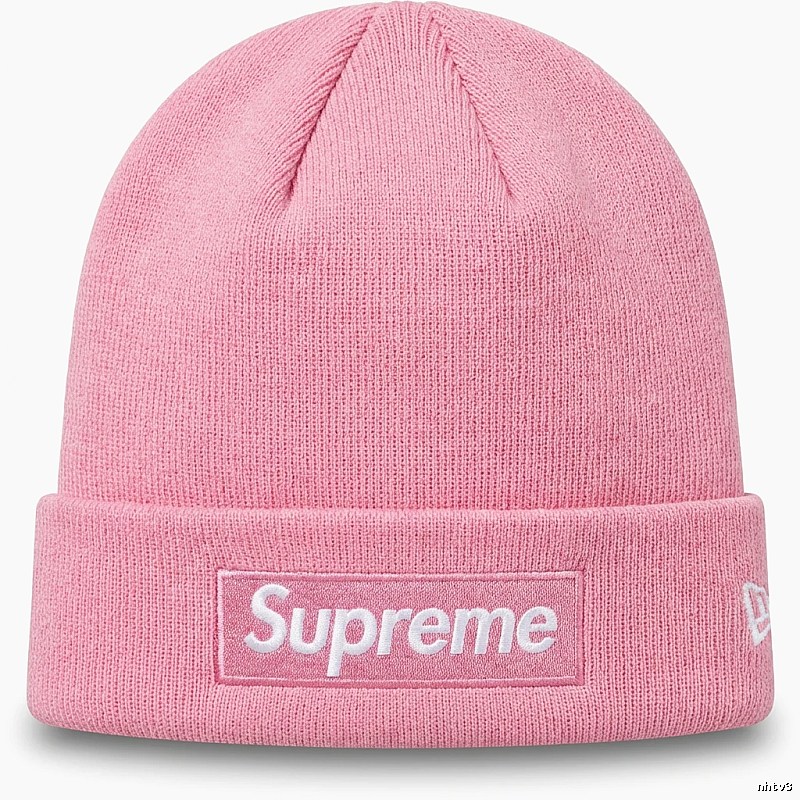 Supreme basic style pink cold hat