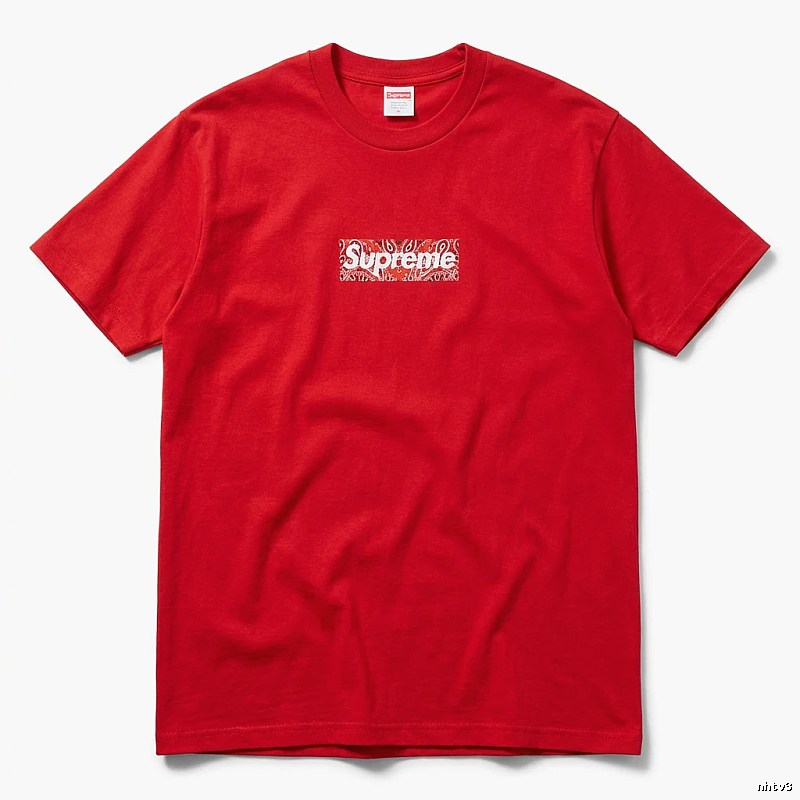 Supreme Printed Trendy Red T-shirt