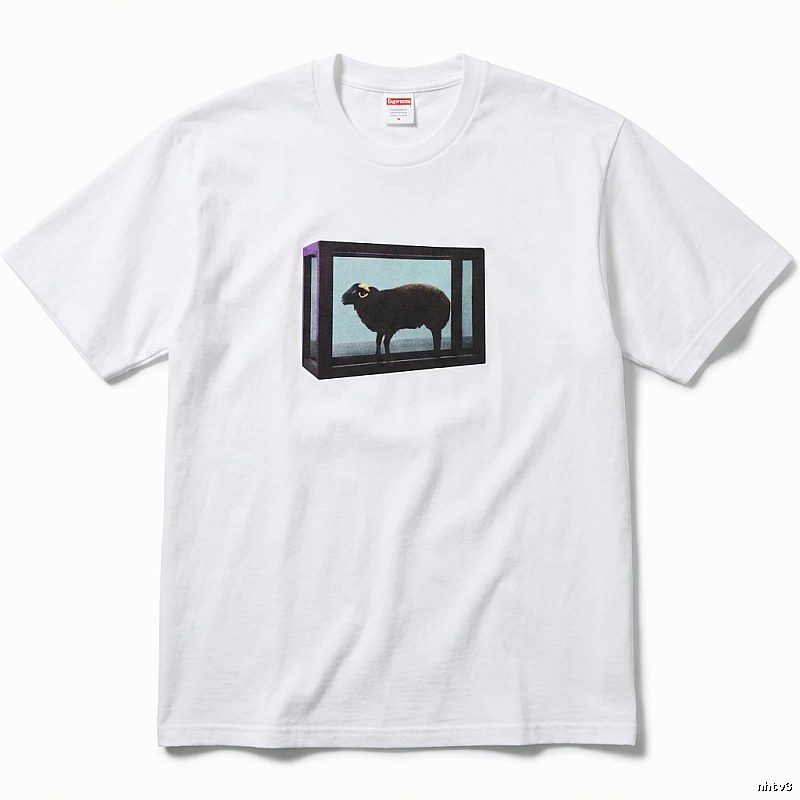 Supreme Sheep Print White T-shirt
