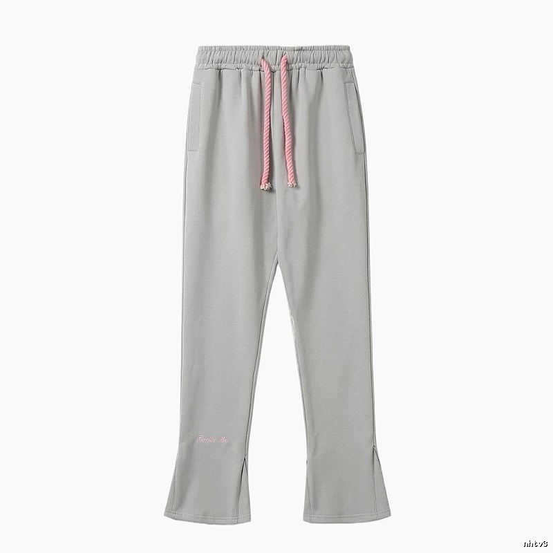 SynaWorld Casual Light Gray Long Pants