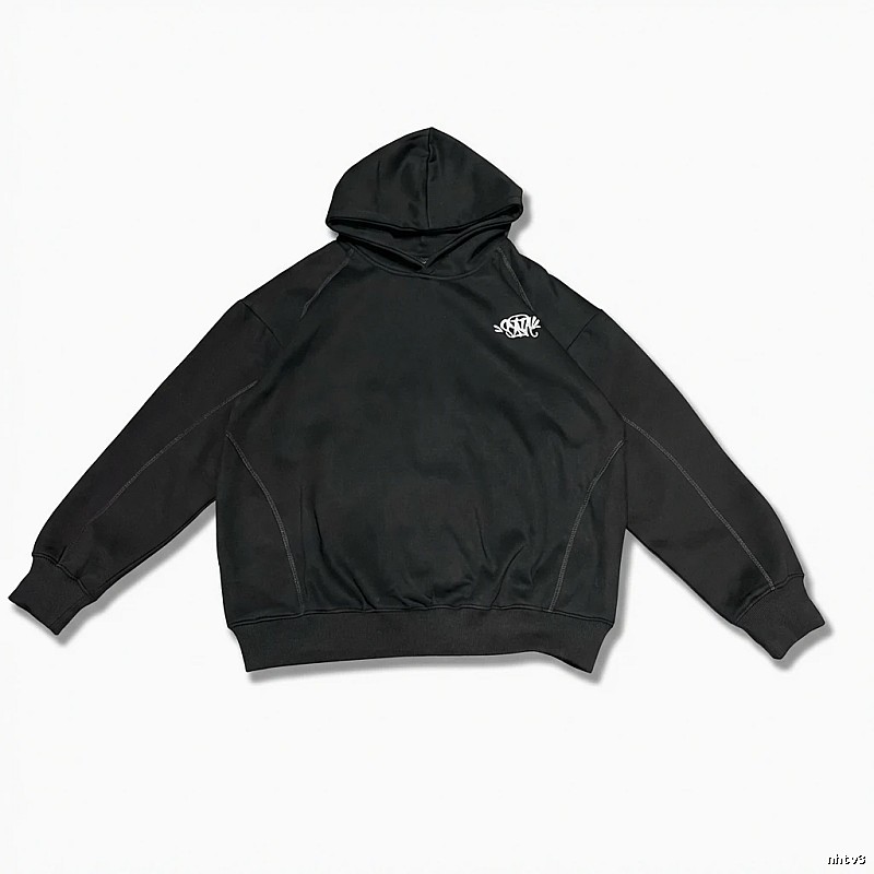 SynaWorld Trendy Cool Black Hoodie