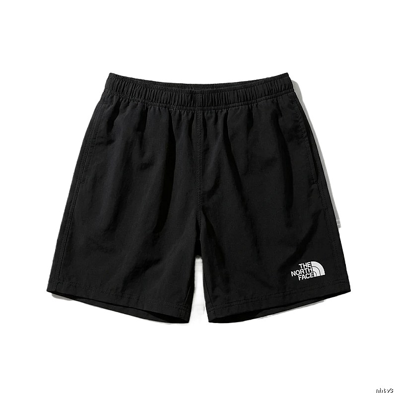 The North Face minimalist style black shorts