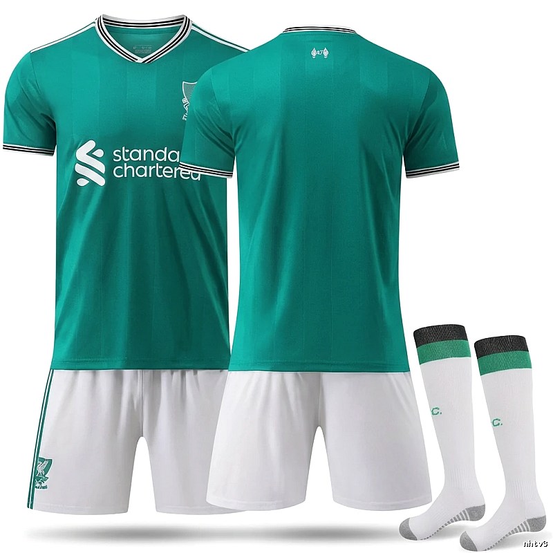 The retro-style green jersey of LFC