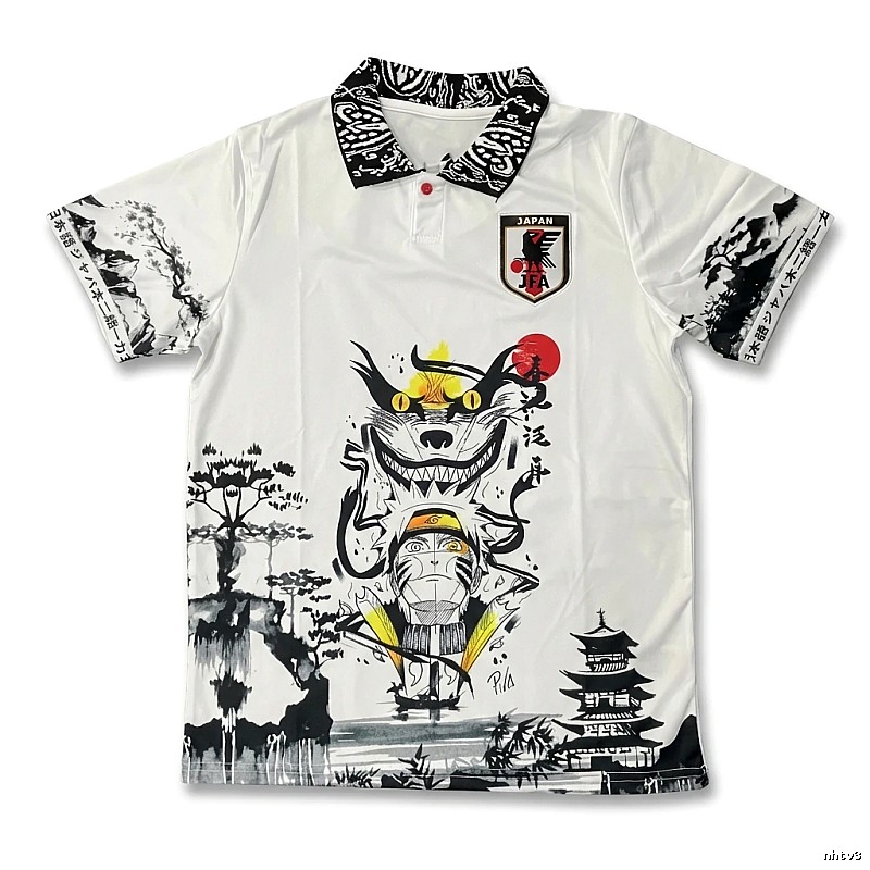 Tokyo Ghoul Black and White Short-sleeved Shirt with a Japanese Style