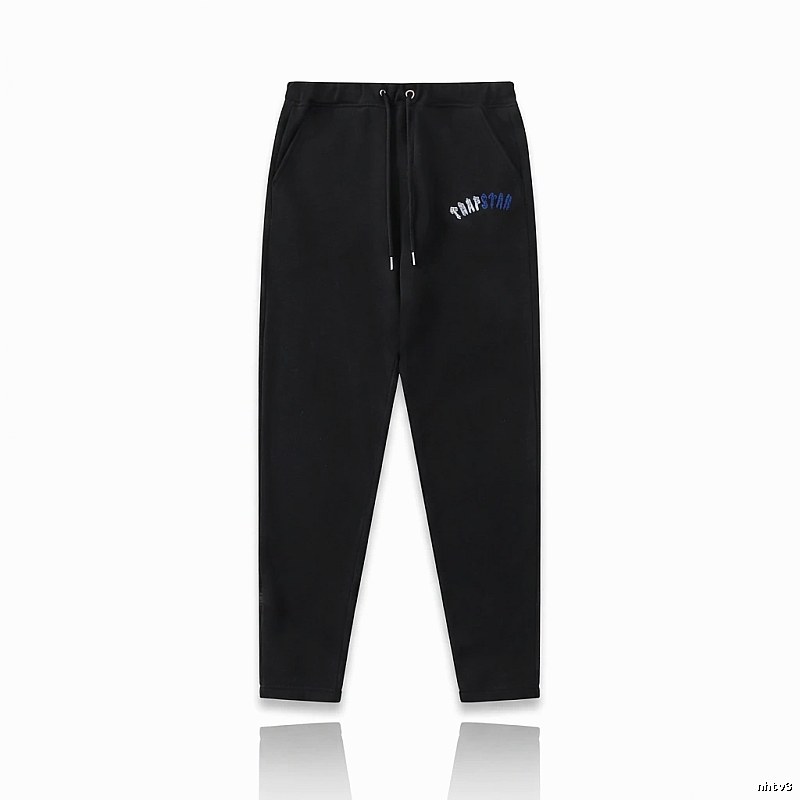 Trapstar minimalist style black sweatpants