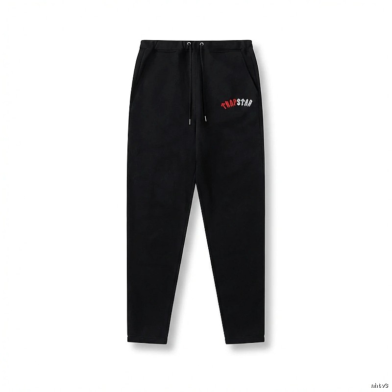 Trapstar minimalist style black sweatpants