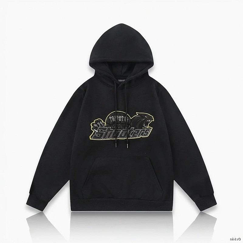 Trapstar Print Trendy and Cool Black Sweatshirt