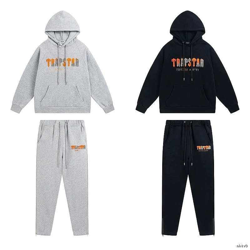 Trapstar Printed Streetwear Set (Grey/Black)