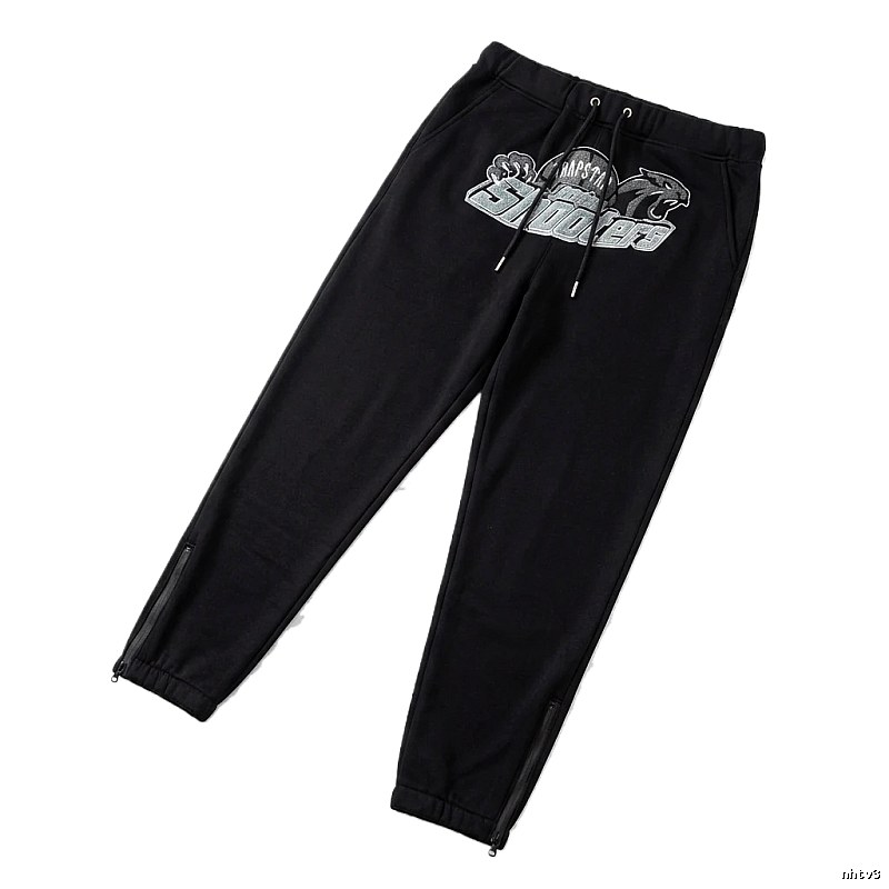 Trapstar Printed Trendy Black Sweatpants