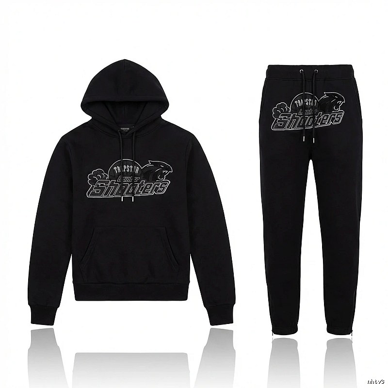 Trapstar trendy and cool style black suit