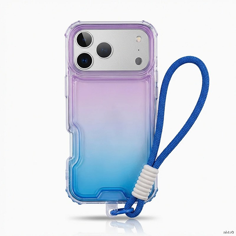 Trendy brand gradient style iPhone phone case