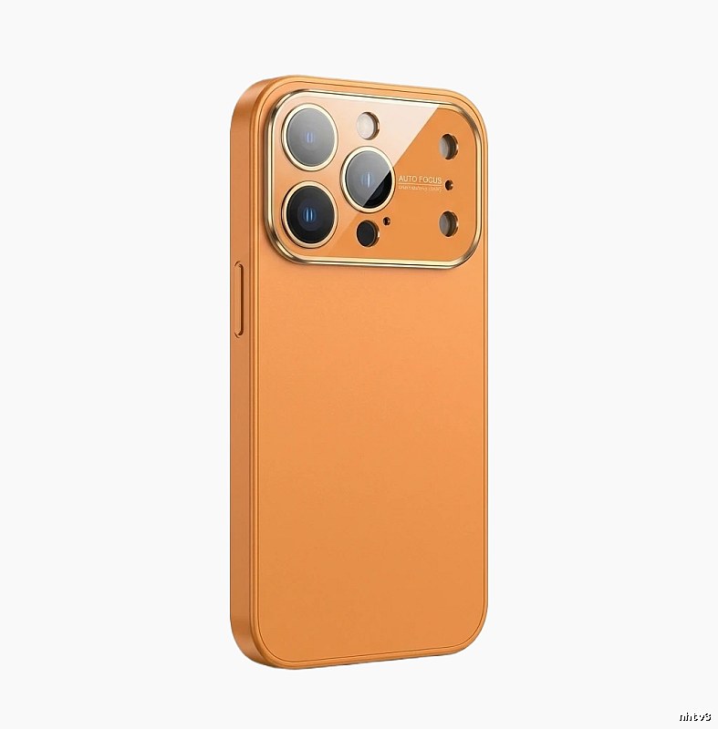 Trendy brand iPhone solid yellow phone case