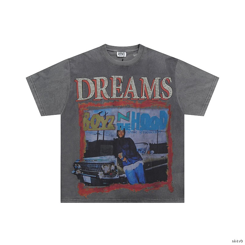 Valley Dreams American Retro Smoky Gray T-Shirt