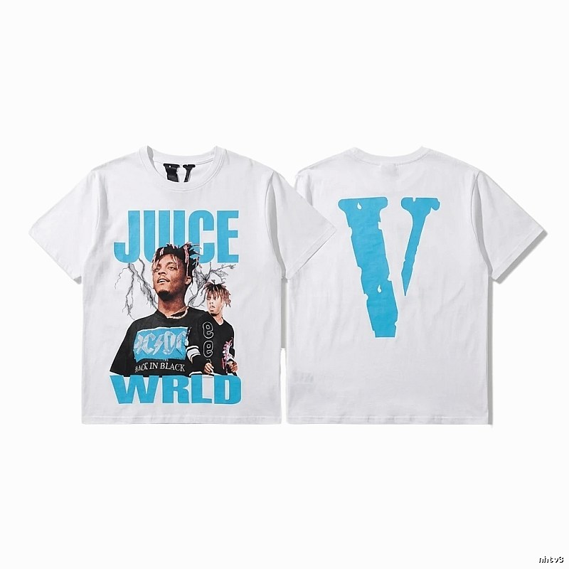 Vlone Juice Wrld Style White T-shirt